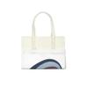 Le Jardin du Lin Printed Reusable Cotton Tote Bag, Foldable, 48 x 55 cm view 4