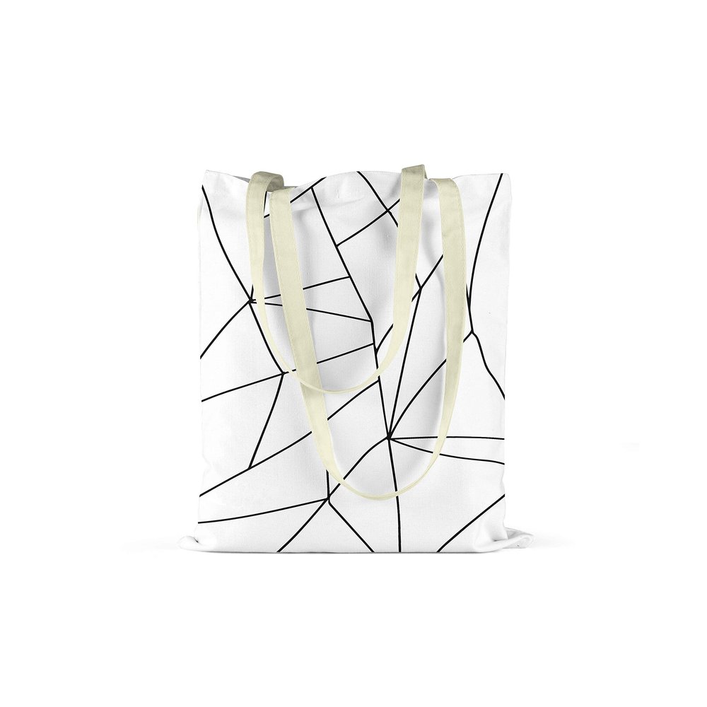 Bonamaison Printed Reusable Shopping Tote Bag, Foldable, 48 x 55 cm