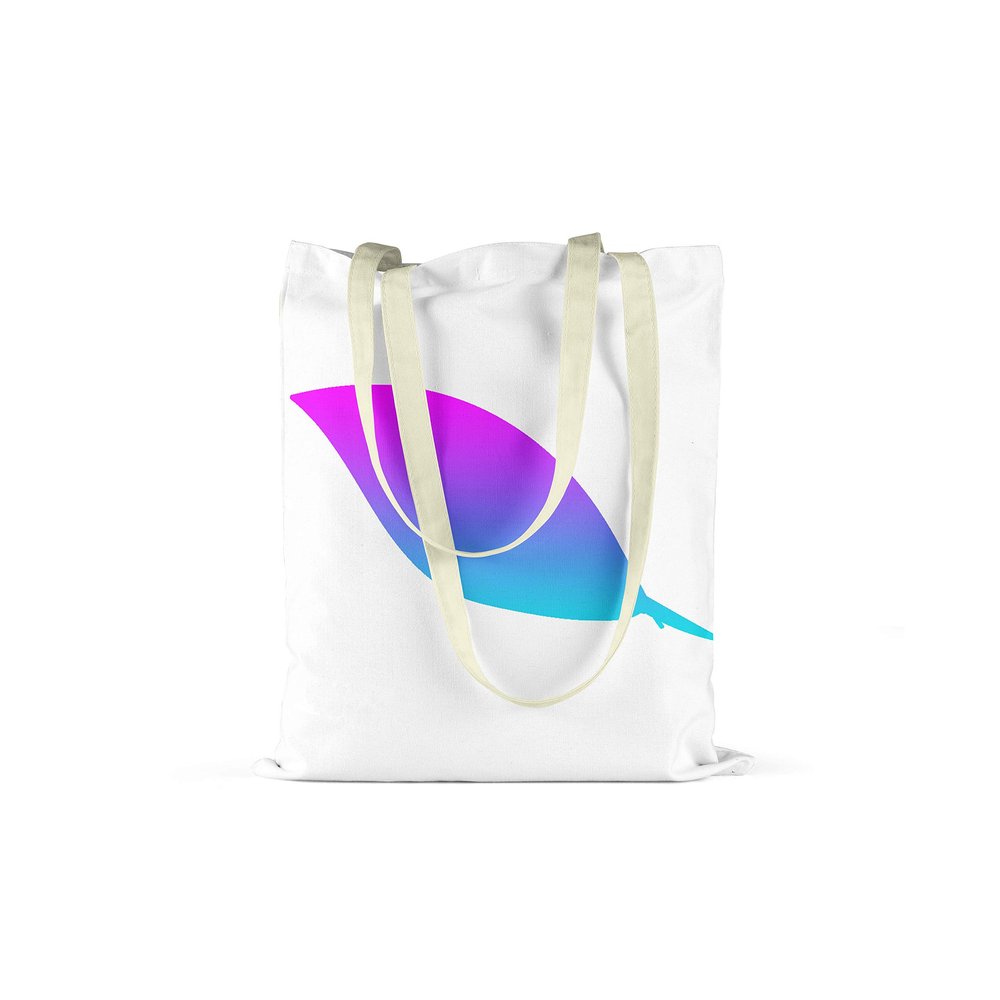 Le Jardin du Lin Printed Reusable Cotton Tote Bag, Foldable, 48 x 55 cm