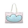 Le Jardin du Lin Printed Reusable Cotton Tote Bag, Foldable, 50 x 40 cm view 1
