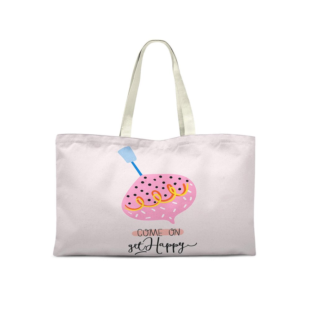 Le Jardin du Lin Printed Reusable Cotton Tote Bag, Foldable, 50 x 40 cm