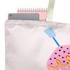 Le Jardin du Lin Printed Reusable Cotton Tote Bag, Foldable, 50 x 40 cm view 3