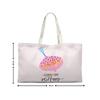 Le Jardin du Lin Printed Reusable Cotton Tote Bag, Foldable, 50 x 40 cm view 4
