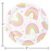 Creative Converting Happy Rainbow Dessert Plates, 8 Count view 2