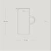 Stelton EM77 Insulated Carafe, 1 L, Sand view 3