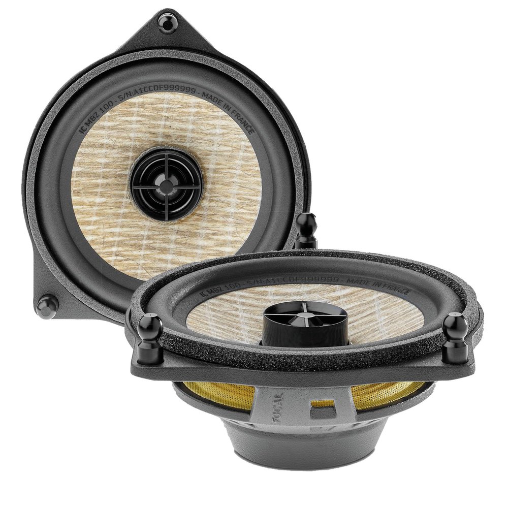 Focal IC MBZ 100 Inside 2-Way Coaxial Speakers Compatible with Mercedes-Benz C-Class, E-Class, S-Class, and GLC