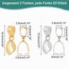 UNICRAFTALE 40-Piece Stainless Steel Pendant Bails for DIY Jewelry Making view 4