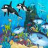 Muralo Non-Woven Photo Wallpaper, Fairy-Tale Underwater Castle, Kids - 90 x 60 cm view 2