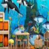 Muralo Non-Woven Photo Wallpaper, Fairy-Tale Underwater Castle, Kids - 90 x 60 cm view 3