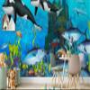 Muralo Non-Woven Photo Wallpaper, Fairy-Tale Underwater Castle, Kids - 90 x 60 cm view 4