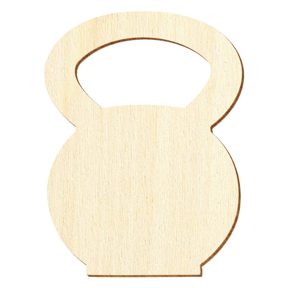 Wooden Dumbbell Decor Craft Blank, 5–50 cm, Pack of 50, 33 cm High