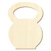 Wooden Dumbbell Decor Craft Blank, 5–50 cm, Pack of 50, 33 cm High view 1