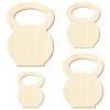 Wooden Dumbbell Decor Craft Blank, 5–50 cm, Pack of 50, 33 cm High view 2