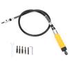 Kuuleyn Electric Wood Carving Chisel Tool Set, Yellow Handle with Wrench view 2