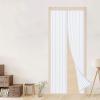 ERPENG Anti-Mosquito Curtain 180 x 210 cm, Insect Screen, Various Sizes, Easy Adhesive Installation, No Drilling, for Balcony, Living Room and Patio Door, White view 1