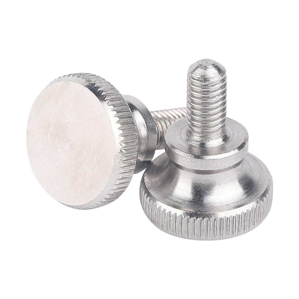 Runxingfu Stainless Steel Flat Knurled Head Screws, M2-M6