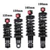 LvTu MTB Hydraulic Rear Shock with Damping Adjustment, 125 mm view 2