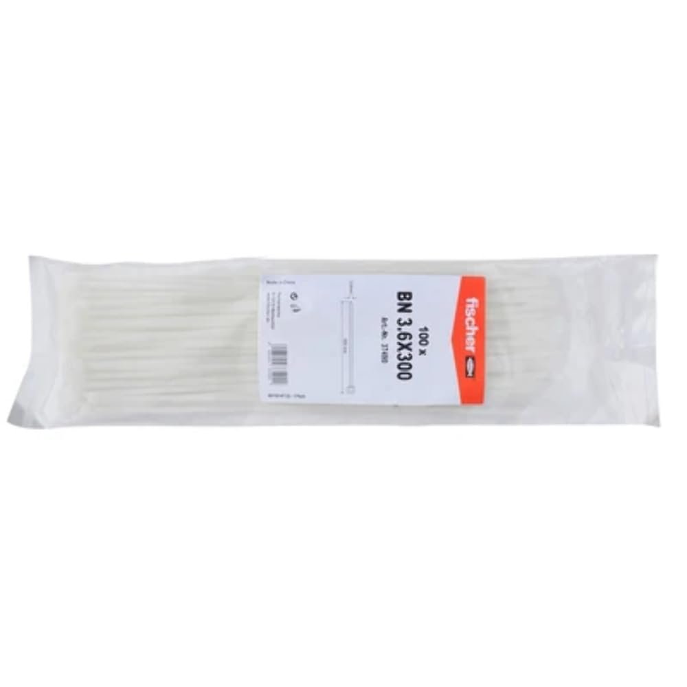 Nylon Cable Ties, 2.5 x 130 mm, 100-Pack