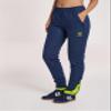 hummel hmlLEAD Women's Poly Training Pants, Blue, L view 2