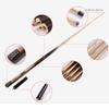 YRU 145 cm Handmade Snooker Cue, Ash Shaft, 3/4 Joint, 9.8 mm Tip, 2-Piece, 19 oz view 3
