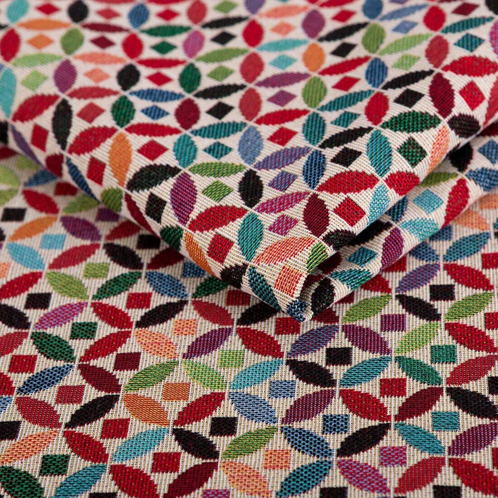 HEKO PANELS MAROCO Geometric Antibacterial Upholstery Fabric by the Meter