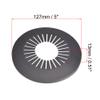 sourcing map Pipe Cover, Decorative, 60–74 mm, PP Plastic, Escutcheon, Black, 4-Pack view 3