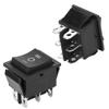 10-Pack Round Rocker Switches, 6-Pin KCD4 view 3