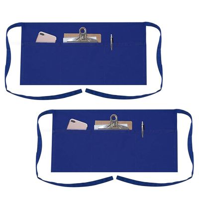 2-Pack Waist Aprons with 3 Pockets