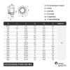 OPIOL QUALITY M5x30 Carriage Bolts with M5 Locknuts, Stainless Steel A2/V2A, 10-Piece Set view 4
