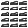 Self-Adhesive Cable Holder Clips, 20-Pack, Nylon, Black view 1