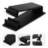 Self-Adhesive Cable Holder Clips, 20-Pack, Nylon, Black view 2