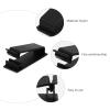 Self-Adhesive Cable Holder Clips, 20-Pack, Nylon, Black view 3