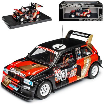Sun Star MG Metro 6R4 Will Gollop Rallycross 1986 1:18 Model Car with Custom License Plate