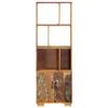 CHAHO Bookshelf, Freestanding Shelf for Living Room, Office or Bedroom, 60 x 35 x 180 cm, Reclaimed Solid Wood view 3