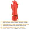 uvex Power Protect V1000 60840 Electrical Protective Glove, Natural Latex, Cold-Flexible, Size 7 view 2