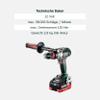Metabo Cordless Impact Drill/Driver SB 18 LTX BL Q I, 18V, 130 Nm, Brushless view 4