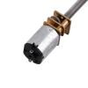 VBESTLIFE DC 12V 400 RPM N20 Micro Gear Motor, 16mm Shaft, M4x55mm Threaded Output Shaft view 3