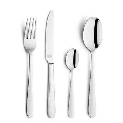 B&R DALI 24-Piece Cutlery Set for 6, 18/10 Stainless Steel
