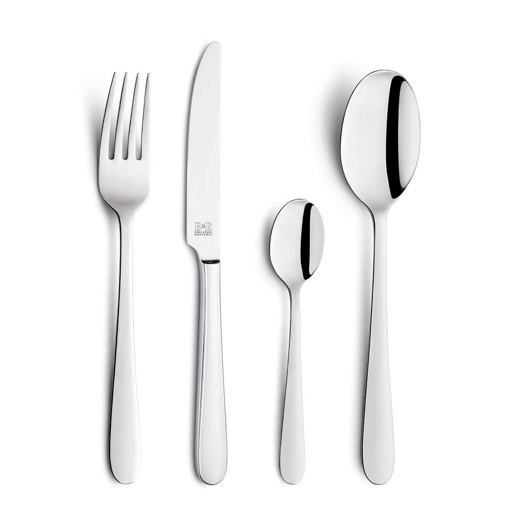 B&R DALI 24-Piece Cutlery Set for 6, 18/10 Stainless Steel