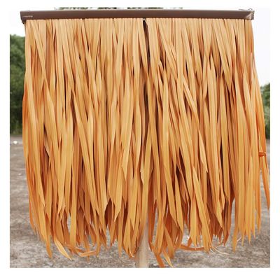 LYRWISHLTD Synthetic Thatch Roof Mats, 0.5 x 0.5 m, 10-Pack