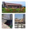 LYRWISHLTD Synthetic Thatch Roof Mats, 0.5 x 0.5 m, 10-Pack view 4