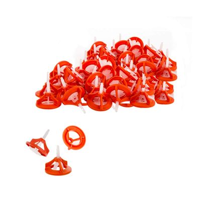 LST Tile Leveling System Set: 3,000 1 mm Threaded Tabs + 600 Pull Caps