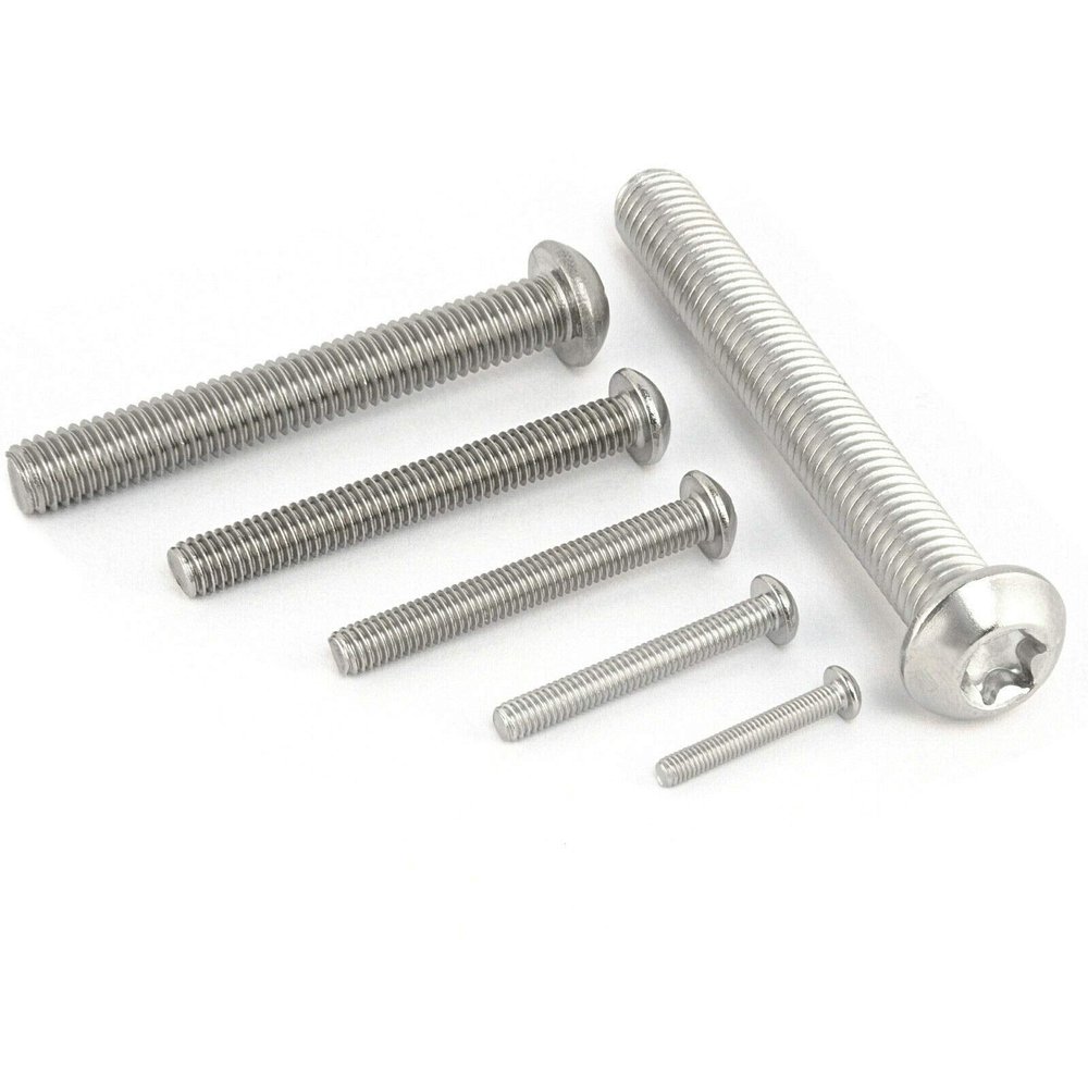 M8 x 35 Button Head Screws DIN 7380-1 Torx Stainless Steel, 200-Pack