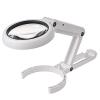 Meichoon Magnifying Glass Desk Lamp, 5X/11X Folding Magnifier Lamp, USB-Powered, with 8 LED Lights, for Reading, Hobbies, Jewelry, Crafts, or Workbench, UC08 view 1