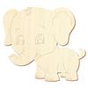 Wooden Baby Elephant V1 – Craft Decor, 5–50 cm, Pack of 100, 28 cm Wide view 1