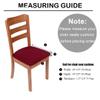 TFlower Dining Chair Seat Covers, Set of 6, Black view 3