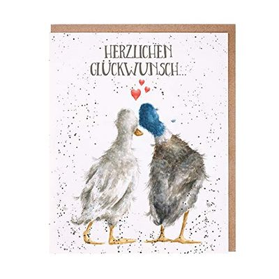 Wrendale Designs "Happy Birthday" Duck Love Greeting Card
