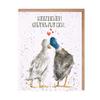 Wrendale Designs "Happy Birthday" Duck Love Greeting Card view 1