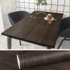 VEELIKE Vintage Wood-Look Self-Adhesive Film, Dark Brown, 40 cm x 900 cm view 1