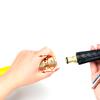 JZK 3-Pack Brass Hose End Connectors with Aqua Stop Valve view 3